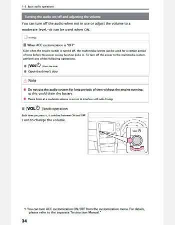 toyota gr yaris 2025 navigation & multimedia system manual (jdm)